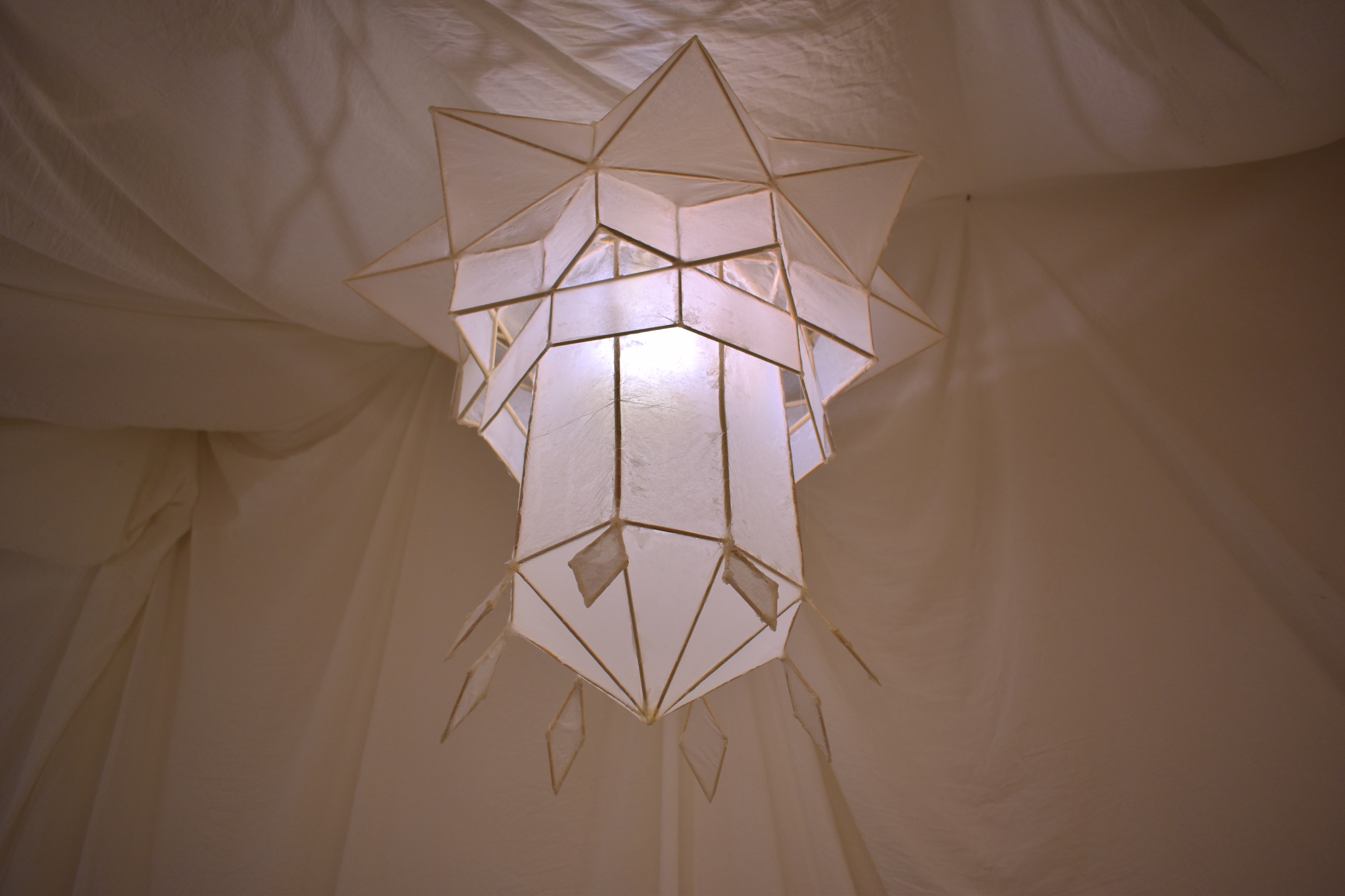 Small Paper Mâché Lamp